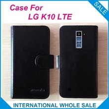 Лидер продаж! Чехол 2016 для LG K10 LTE, 6 цветов, высококачественный кожаный эксклюзивный чехол для LG K10 LTE, чехол для отслеживания телефона 2024 - купить недорого