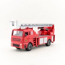 1:50 alloy engineering ladder fire truck model,two open doors,children's educational toy car,free shipping 2024 - buy cheap