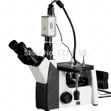 Microscopio metalúrgico Trinocular invertido, inspección Industrial, AmScope, cámara VGA, 50X-500X 2024 - compra barato