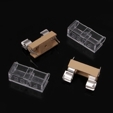 10 Pcs Glass Fuse Holder with Transparent Cover Fuse Blocks 5X20mm 2024 - buy cheap