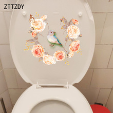 ZTTZDY-mural de pájaros y flores para decoración del hogar, mural de 21,2x19,3 CM, WC, T2-0075 para habitación 2024 - compra barato