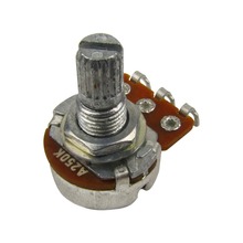 FLEOR 10pcs Mini Guitar Potentiometer Pots A250K For Electric Guitar Tone Control Pots Short Split Shaft 2024 - buy cheap