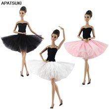 Fashion Doll Clothes Short Ballet Dress For Barbie Doll Clothes Tutu Dress Clothes For Barbie Doll Outfits 1/6 Doll Accessories 2024 - buy cheap