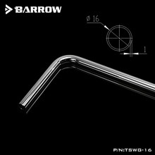 Оригинальные металлические трубы для Барроу TSWG-16/TDWG-16 90-градусный изгиб для Барроу G1/4 "16 мм медные жесткие трубы соединительные серии 2024 - купить недорого
