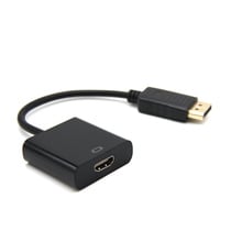 Cabo adaptador dp compatível com hdmi, porta de exibição macho para hdmi, cabo adaptador adaptador para pc e notebook 2024 - compre barato