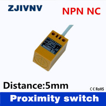 Interruptor de proximidade indutivo com 3 fios, melhor qualidade, ip67, npn nc, fechar normalmente, dc, tipo de coluna angular