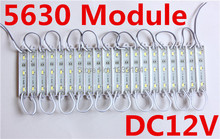 Módulos LED de alto brillo, 12V, 5630 SMD, 3 LED, Blanco cálido, blanco frío, resistente al agua IP65, envío gratis 2024 - compra barato