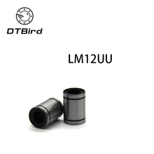 10pcs Free Shipping LM12UU 12mm Linear Ball Bearing Bushing  Linear Bearings 3d Printer Parts LM12 2024 - buy cheap