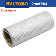 Cawanerl Car Engine Firewall Door Roof Heat Insulation Pad Deadening Aluminum Foil Sound Noise Proofing Deadener Self-Adhesive 2024 - buy cheap