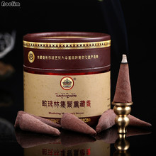 Cones de incenso naturais artesanais, ferramenta de remoção de fragrância do cheiro de cones de incenso tibetano alivia ansiedade 2024 - compre barato