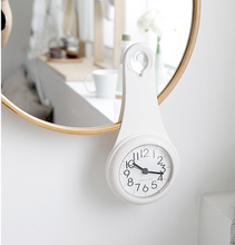 Bathroom Kitchen Waterproof Suction Home Creative Mute Clock Dia10.5cmx21.5lengthx3.8thick 2024 - buy cheap