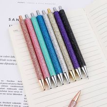 Limit shows Fashion Luxury Bling trinkets Metal Ballpoint Pen 1.0mm Glitter Oil Flow Pens Office Stationery gifts 2024 - buy cheap