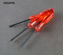 OCGAME 10pcs/lot red 2.5mm + Cross Screwdriver For NDS NDSL DS Lite Pro for Wii GBA SP 2024 - buy cheap