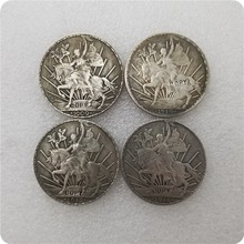 Copia de monedas conmemorativas, monedas réplica de monedas coleccionables, 1909, 1910,1912,1914, México, 1 PESO 2024 - compra barato