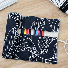 2020 New Creative Leaf Cotton Fabric Pencil Case 36 Holes Pen Bag Multifunctional Pens Box School Stationery Supplies Tools 2024 - buy cheap