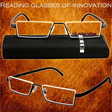 Мужские и женские очки для чтения CLARA VIDA = 2017, новые дизайнерские очки для чтения с гибкими дужками TR90, 1, 1,5, 2, 2,5, 3, 3,5, 4 2024 - купить недорого