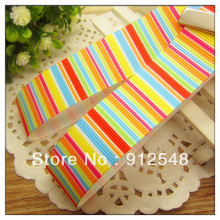 7/8" 22mm color bars printed ribbon grosgrain ribbon,Garment accessories,Hair ribbon,mdxd020 2024 - buy cheap