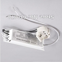 Novo lastro de luz fluorescente ac180-250v 18w, lâmpada eletrônica de iluminação com tomada, adequado para lâmpada tubo h