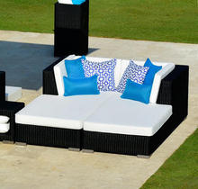 Outdoor Furniture Resin Rattan garden lounge bed SG-180C 2024 - buy cheap