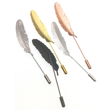 10pcs/lot Gold Silver Gun black Color Feather Lapel Brooch Pins Base Broocher with Safety Pins Stopper for DIY Jewelry Making 2024 - buy cheap