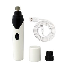 Molinillos de uñas recargables para perros y gatos, cortauñas eléctrico silencioso con carga USB, herramientas de aseo 2024 - compra barato