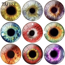 TAFREE Different Eyes 12 18mm Glass Beads Cabochon Dome Cover Pendant Flat Back Making Findings 2024 - buy cheap