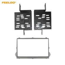 FEELDO-Marco de Radio para coche, Kit de embellecedor de instalación de Panel facial estéreo para Hyundai Starex/H1 2010, 2Din, DVD, AM5153 2024 - compra barato