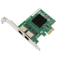 E575T2 Dual-port PCI-E X1 Gigabit Ethernet Network Card 10/100/1000Mbps LAN Adapter Controller Wired intel 82575 E1G42ET 2024 - buy cheap