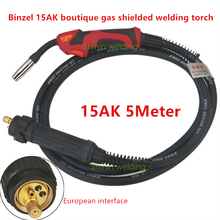 Binzell-soplete de soldadura de estilo europeo MB 15AK CO2 MIG soplete de soldar MAG, Cable Boutique de 5m, 180A, máquina de soldadura integrada 2024 - compra barato