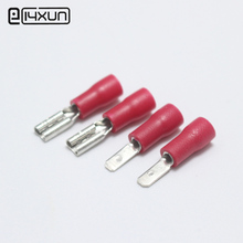 10pairs Red 2.8mm Spade Crimp Terminal 2.8 mm Male Female Pre Insulated Electrical Connectors for 22AWG - 16AWG Wire 2024 - buy cheap
