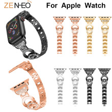 for Apple Watch Band Stainless Steel link watches Strap 38mm 42mm 40mm 44mm Watchband for Apple Watch Series 4/3/2/1 wristband 2024 - buy cheap