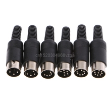 Conector din macho para soquete, 3/4/5/6/7/7 pinos chassi s05 atacado e envio direto 2024 - compre barato