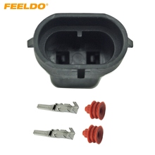 FEELDO 10Pcs Car Male HID Headlight Bulb Socket Connectors for H8 H9 H11 880 881 LED/HID Lights #FD-1866 2024 - buy cheap