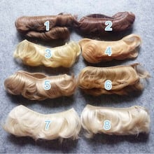 Acessórios para bonecas, peruca diy bjd, franja de cabelo, 5cm, cabelo curto para bonecas 2024 - compre barato