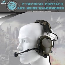 Auriculares tácticos de tiro de Z-TAC, Sordin, pastilla activa, cancelación de ruido, Airsoft, para walkie-talkie Z042 2024 - compra barato