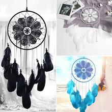 TOPATY White Goose Feathers Dream Catcher Wedding Decorations Valentine 's Day Gifts Wind Chimes 2024 - buy cheap