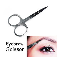 Makeup Tool Korea Small Eyebrow Scissors Cut Manicure Nose Stainless Steel Makeup Scissors Eyebrow With Sharp Head 2024 - buy cheap