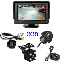4. monitor para carro com tela tft e painel hd, tela colorida, para estacionamento, à prova d'água, ccd, universal 2024 - compre barato