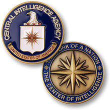 DHL Frete Grátis 50 Pçs/lote Central Intelligence Agency CIA/Centro de Inteligência Challenge Coin 2024 - compre barato