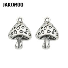 Jakkongo-colgantes encanto de setas para fabricación de joyería artesanal, chapado en plata antigua, 28x18mm, 10 unidades/lote 2024 - compra barato