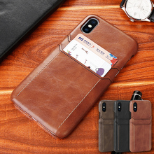 With Card Pocket Luxury Leather Wallet Case For iPhone 7 8 6 6S Plus Personality Back Cover For iPhone X XR XS Max Shell Coque 2024 - buy cheap