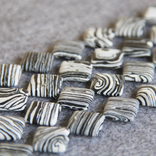 Novo miçangas de pedra de peru t8410 15mm, estilo zebra, moda diy, fabricação de joias por atacado 2024 - compre barato