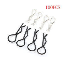 100pcs/lot 1/10 1/8 Stainless Steel Body Clips Pins For RC Car Racing Shell wind tail parts 2024 - buy cheap