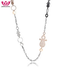Charms Love Snowman Charms Necklace Women Sweater Long chains Statement Jewelry For Women Christmas Gifts Drop Shipping 2018 New 2024 - buy cheap
