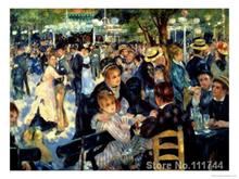 Bola no Moulin De La Galette de impressionistas franceses Pierre Auguste Renoir reprodução famosa pintura de Alta qualidade Handmade 2024 - compre barato