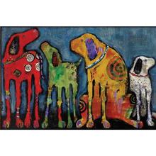 Abstract paintings Dogs Decorative art Best Friends modern oil on canvas wall decoration living room Hand painted 2024 - buy cheap