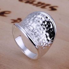925 ювелирные изделия посеребренное кольцо модное кольцо с большим пальцем подарок для женщин и мужчин серебряные ювелирные изделия кольца на палец SMTR065 2024 - купить недорого