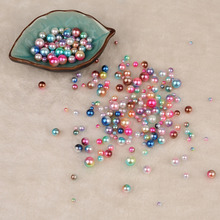 Best Sale New 4/6/8/10mm(Nonporous)Mixed Color Imitation Pearl Beads DIY Hand Beads 2024 - buy cheap