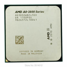 AMD A8-Series A8 3850 2,9 GHz четырехъядерный процессор AD3850WNZ43GX разъем FM1 2024 - купить недорого