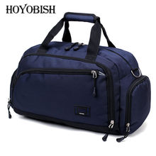 HOYOBISH Women Men Hand Travel Bags Large Capacity Weekend Duffle Bags Durable Nylon Portable Travel Handbag Custom Logo OH320 2024 - buy cheap